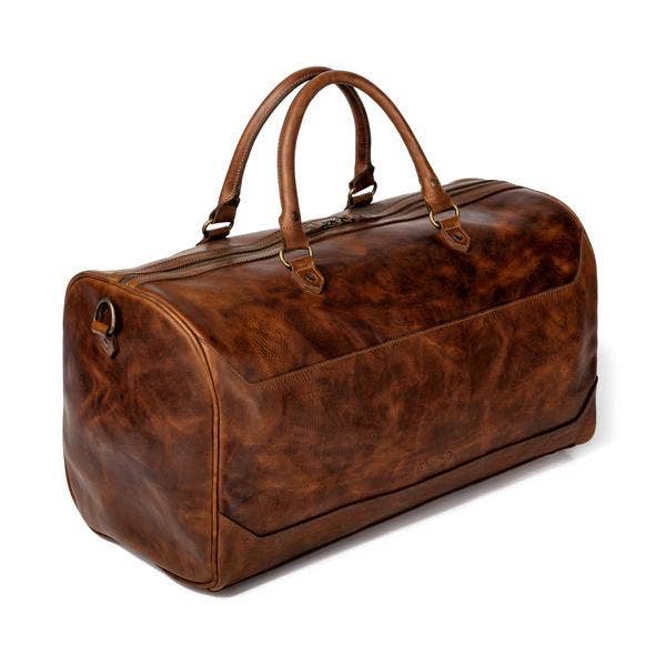 Sac de sport en cuir Benjamin pour la vente par Mission Mercantile Leather Goods