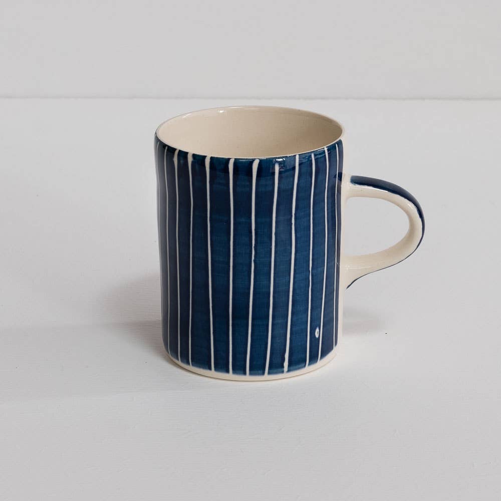 Musango - Wholesale Coffee Mug - Contemporary Handmade Coffee Mugs Sgraffito Stripe0