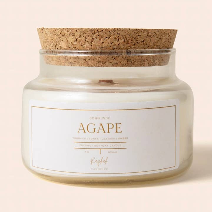 Agape for wholesale by Raphah Candle Co
