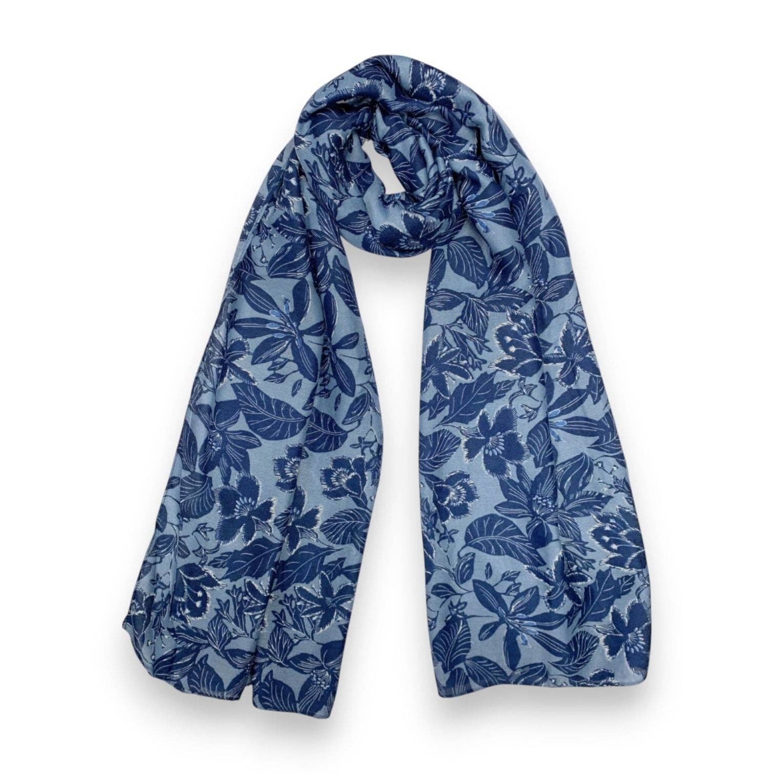 Lili Scarves (US Duty Free) – wholesale Scarf – Women's – Herbs Print Cotton Blend Scarf3