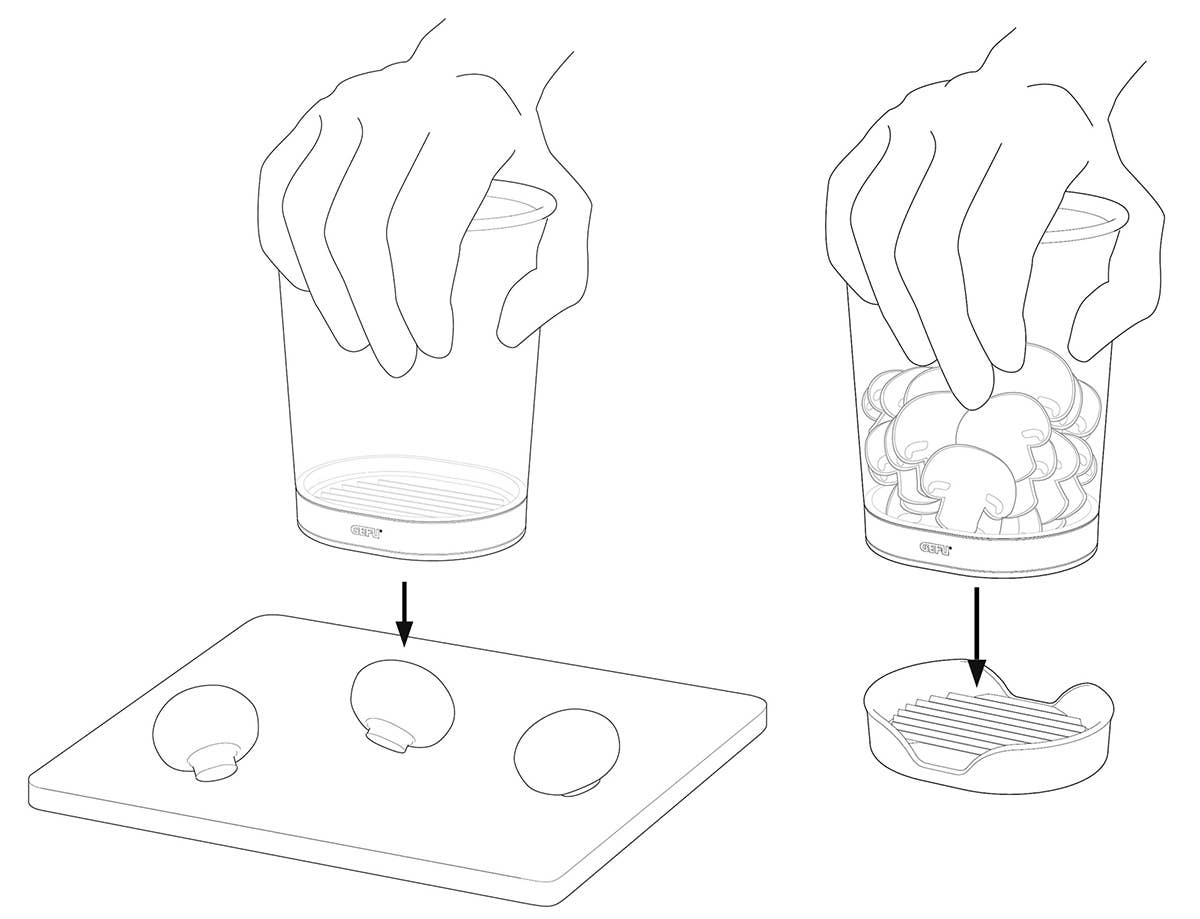 Gefu GmbH - Vente Ustensile/gadget de cuisine - Trancheuse RAPIDO1