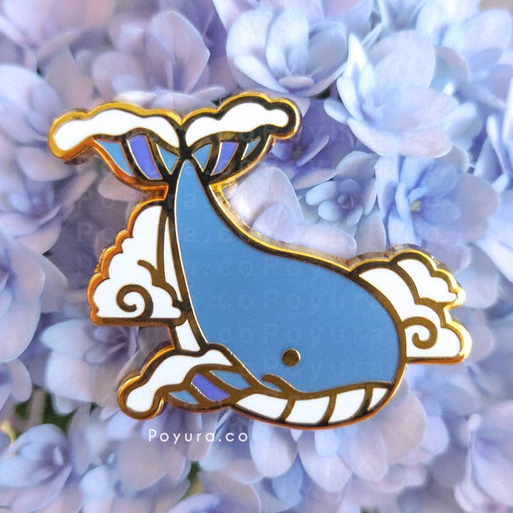 Pin de esmalte de ballena Dulces Sueños para venta al por mayor de Poyura