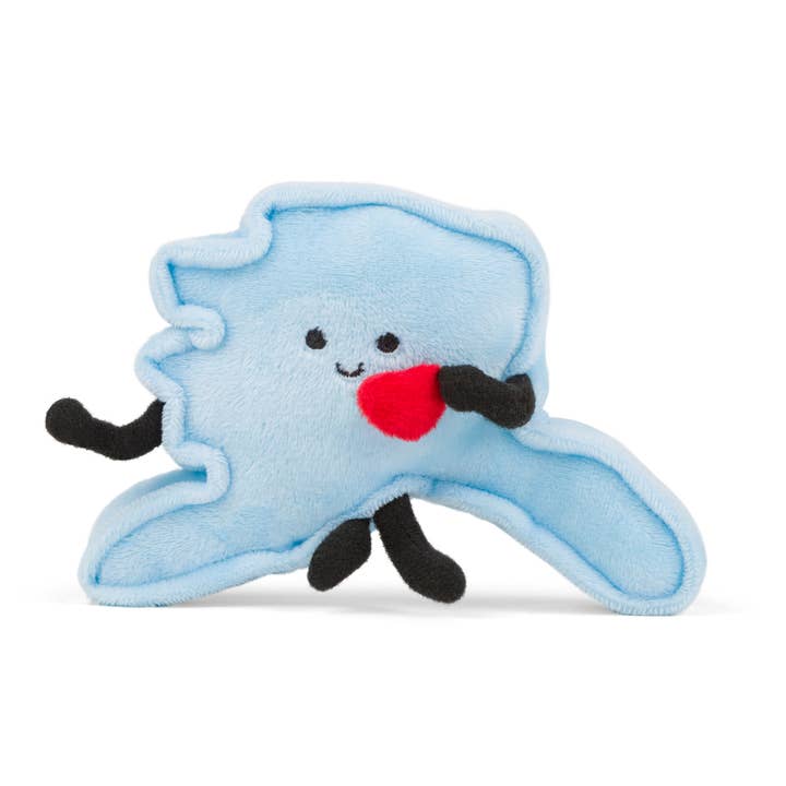 Stuffed States USA - Wholesale Stuffed/Plush Toy - Kids & Baby - Alaska Plush Magnet -Mini Stuffs
