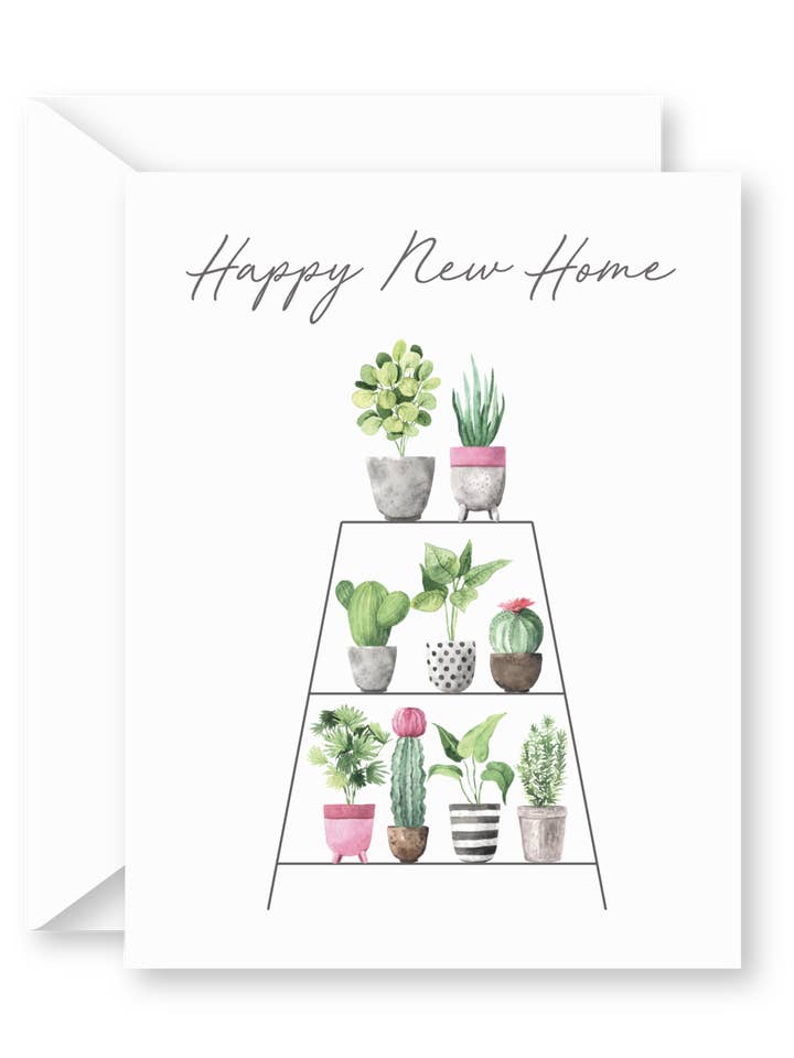 Happy New Home Greeting Card for wholesale by Impress Design Studio