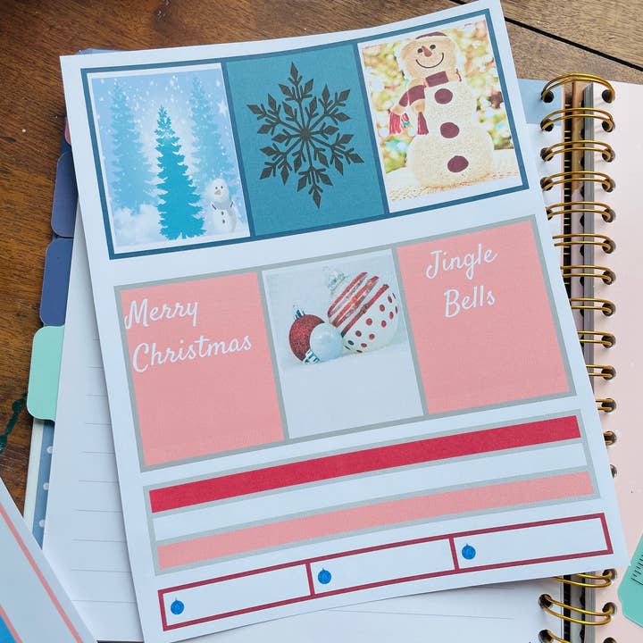 LuvinbyJessica.etsy.com – wholesale Sticker – Christmas Stickers Planner Stickers January