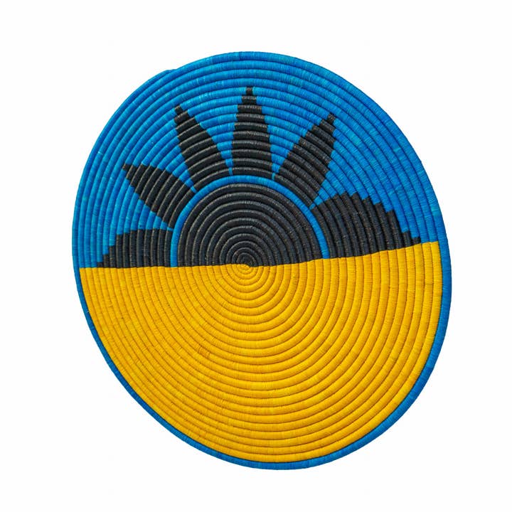 Shamba Handcrafted Eco-Friendly Wall Disc. for wholesale by Mysky pets and decor by idacbc llc