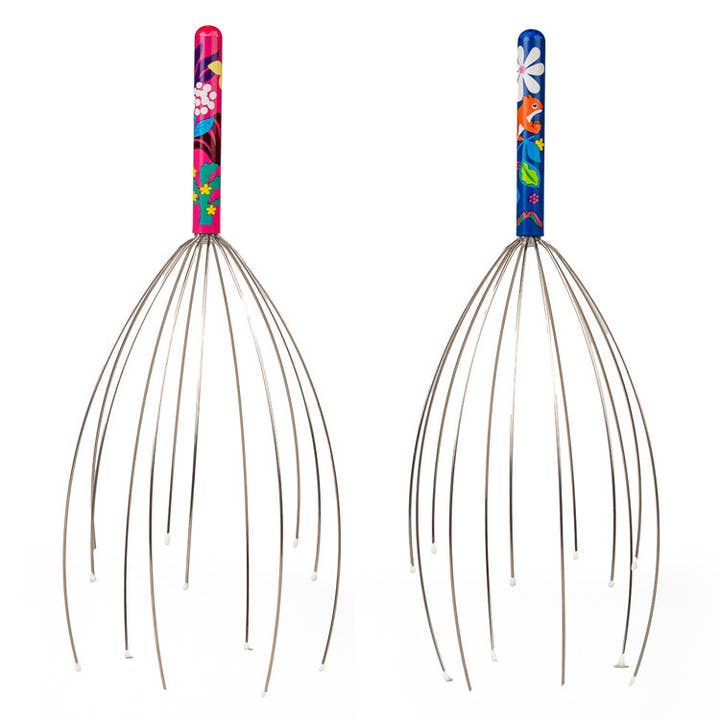 Kikkerland Design Inc - Wholesale Head Scratcher/Massager - Nature Head Massager1