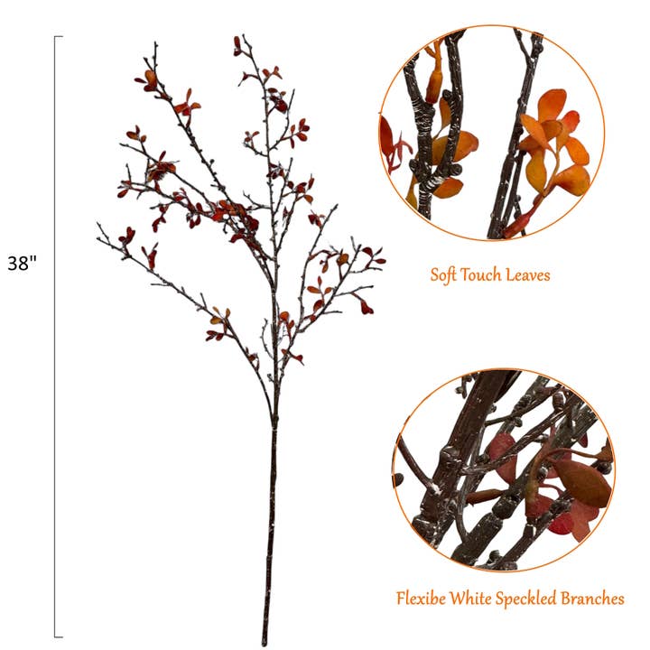 Angel Isabella - Wholesale Artificial Flowers - 38" Quality Artificial Fall leaf Branches 1