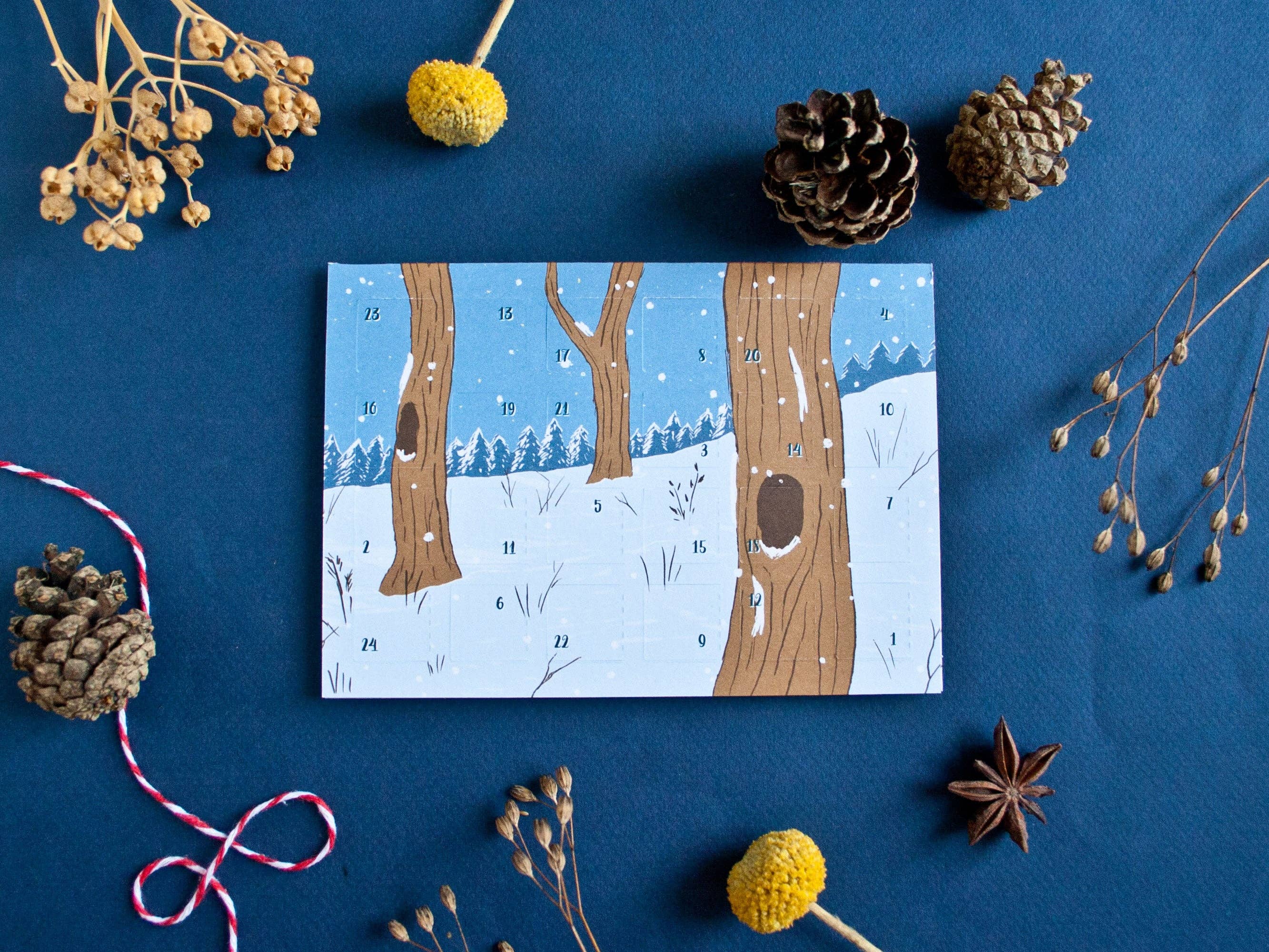 Katja Rub - Wholesale Advent Calendar - Advent calendar postcard winter forest3