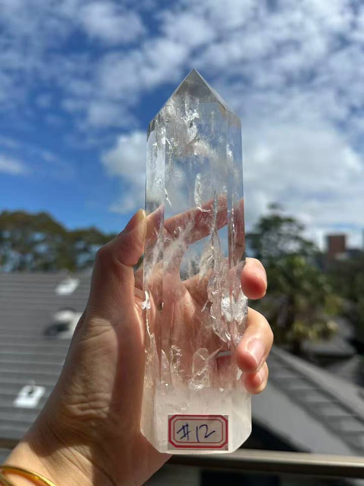 AAAAA Premium Large Clear Quartz Tower #12 for wholesale by Moon Rituals