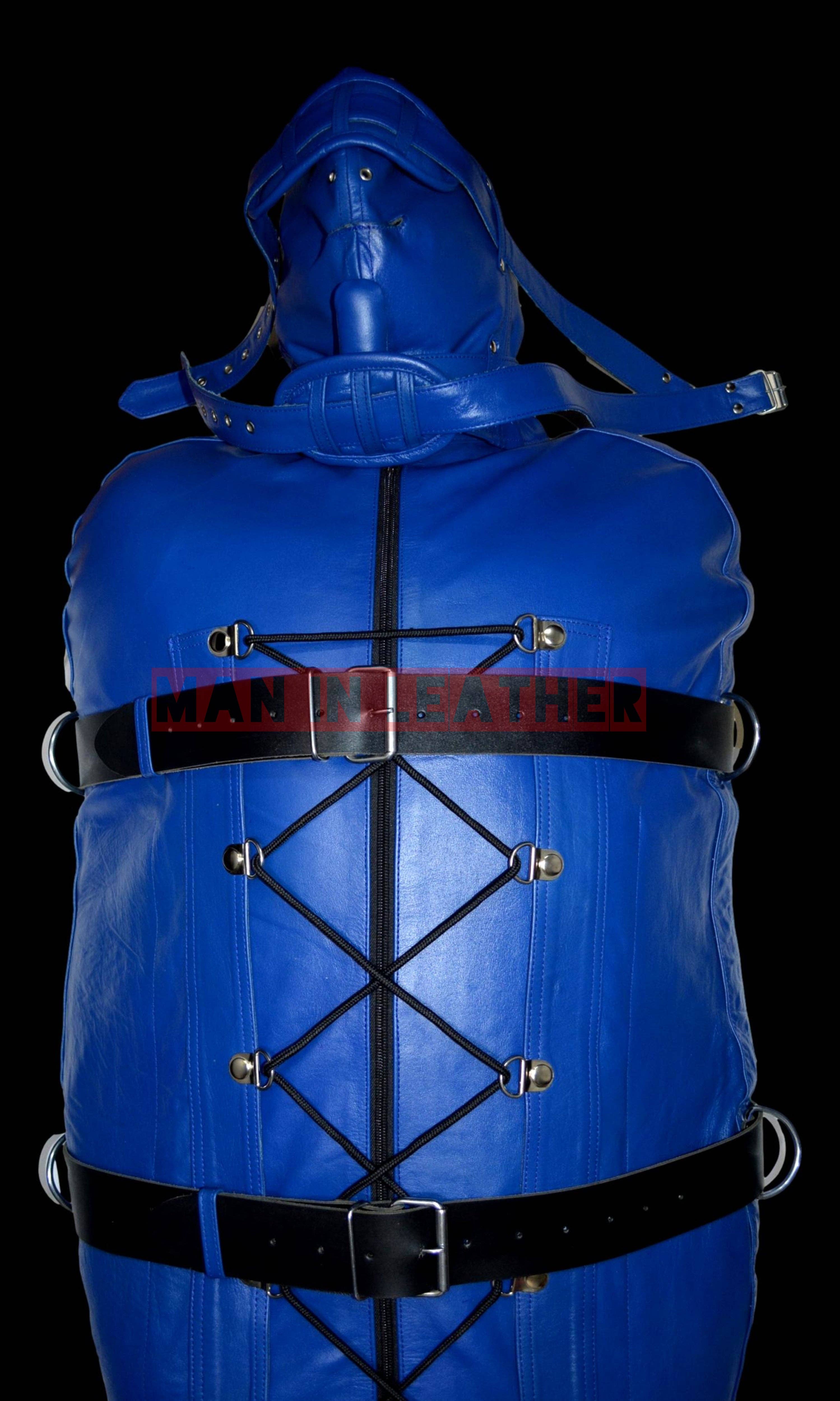 Meninleather - Vendita all'ingrosso Sacco nanna - Neonati - Borsa bondage Sacco a pelo in vera pelle di mucca con restrizioni Sacco a pelo in pelle premium3