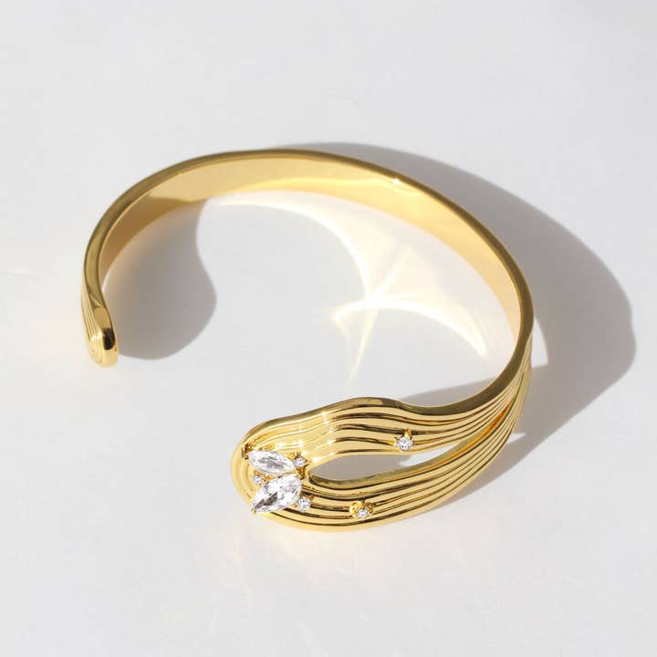 Ripples Bracelet Cuff and other Purchase Wholesale mackaymeats canelands. Free Returns & Net 60 Terms on Faire trending on Faire.