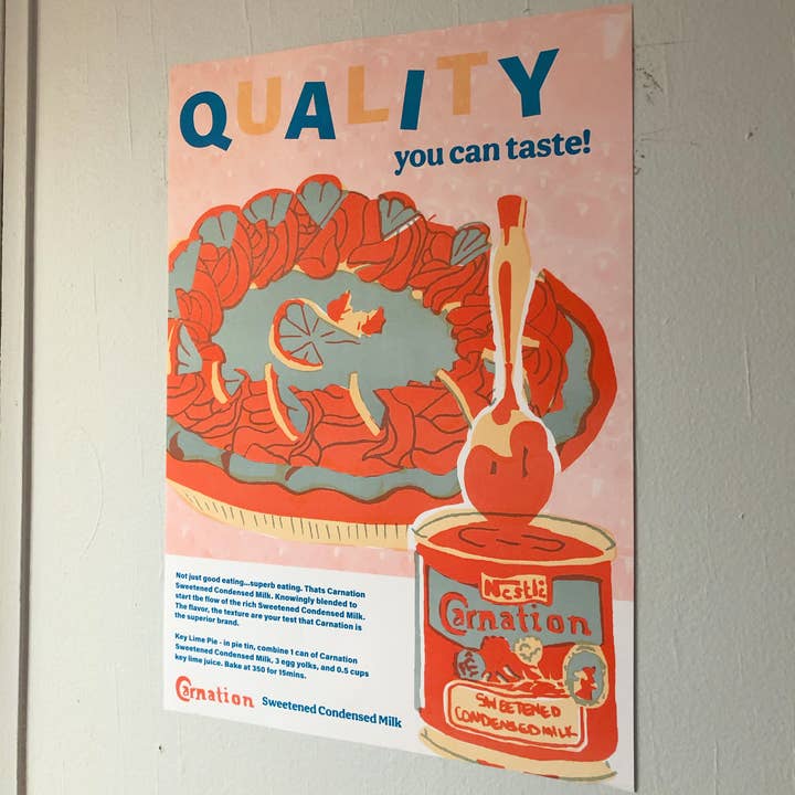 Potato Bread Press - Wholesale Art Print - The Key Lime Pie Print