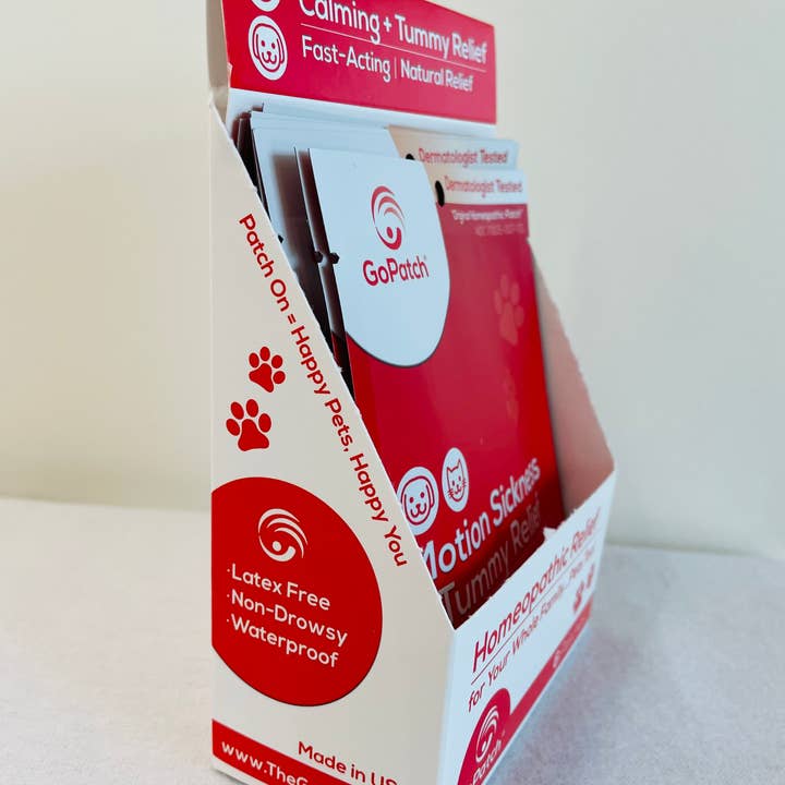 GoPatch – wholesale Pet supplement – Cat/dog – Pets- Motion Sickness, Anxiousness + Tummy Relief8