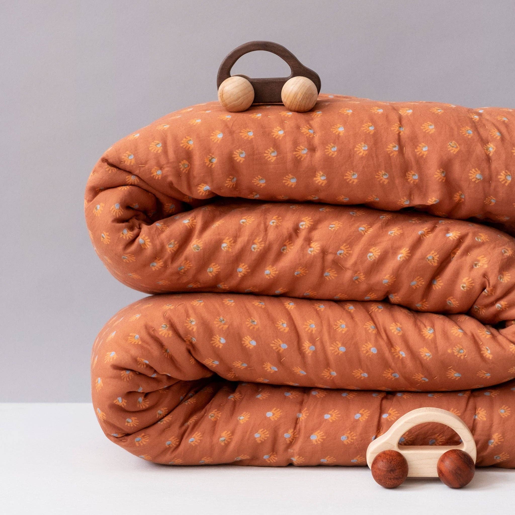 Graymarket Design - Wholesale Quilt - Kids & Baby - Aja Terracotta Tangerine Little Quilt3