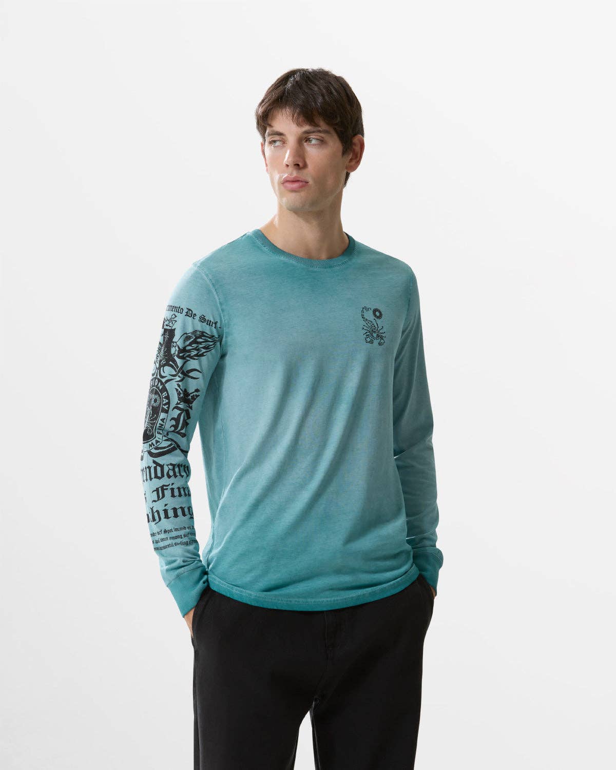 Scorpion Bay - Wholesale Screen Printed T-Shirt - Men's - Men's "Escudo de Armas" long-sleeve T-shirt3