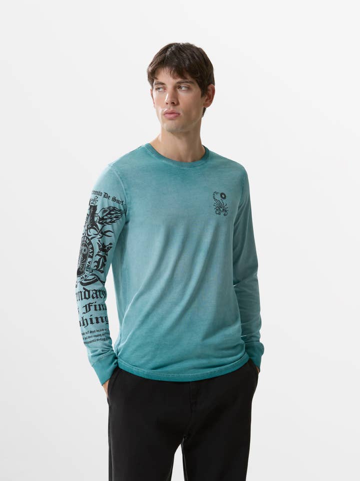 Scorpion Bay - Wholesale Screen Printed T-Shirt - Men's - Men's "Escudo de Armas" long-sleeve T-shirt3