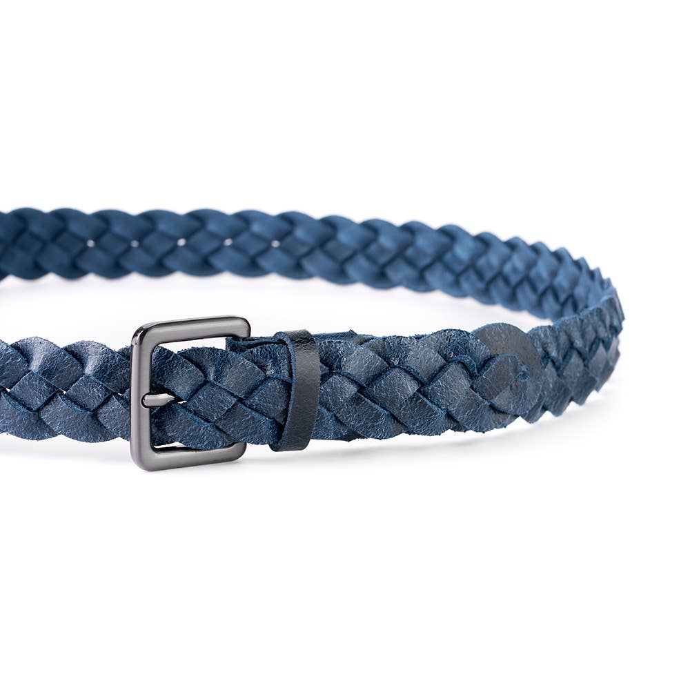 VALTICO - Vente Ceinture – femme - Ceinture tressée en cuir fabriquée en Espagne5