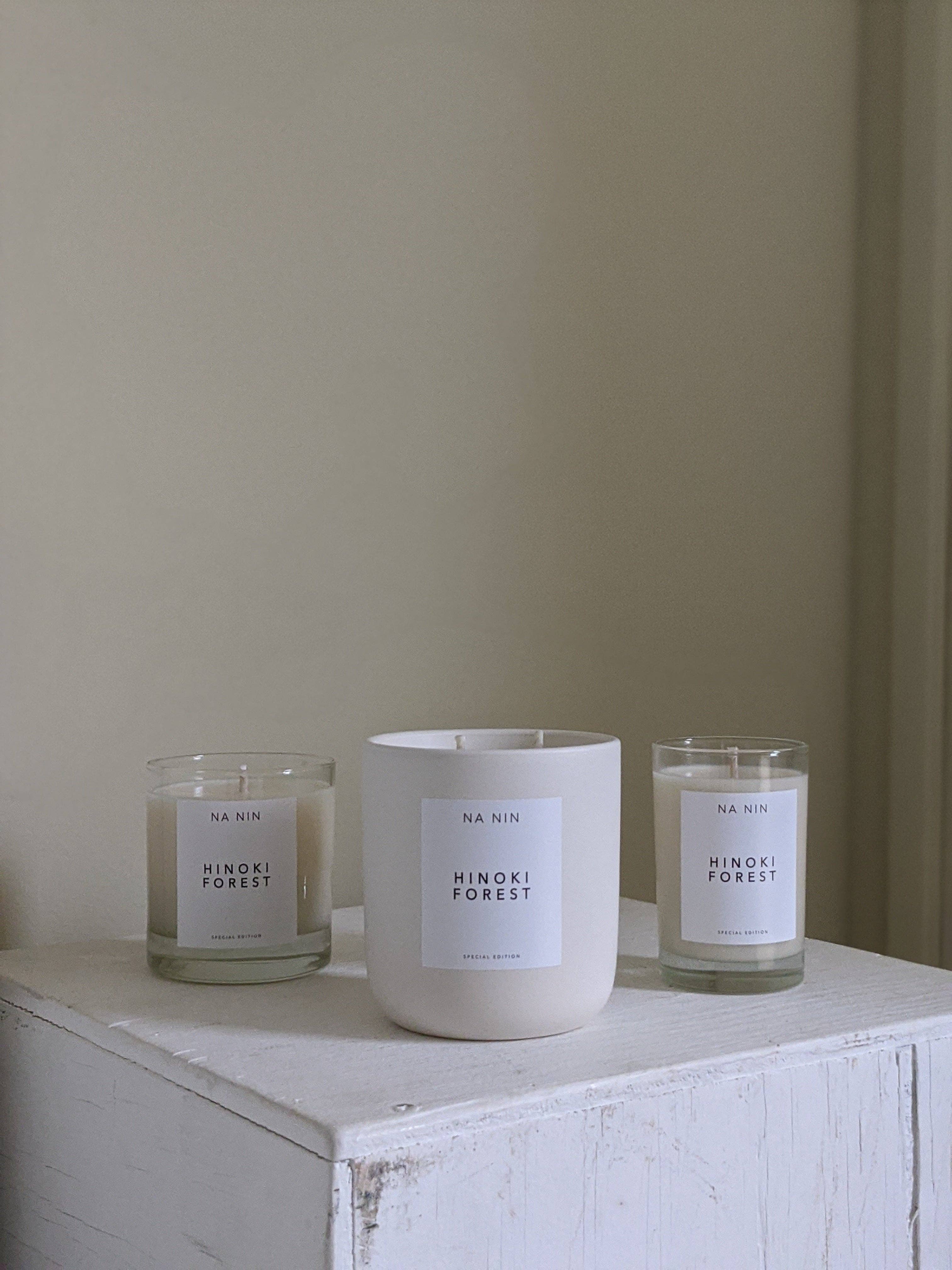 Na Nin - Wholesale Jar/Filled Candle - Hinoki Forest Candle / Available in Multiple Sizes14