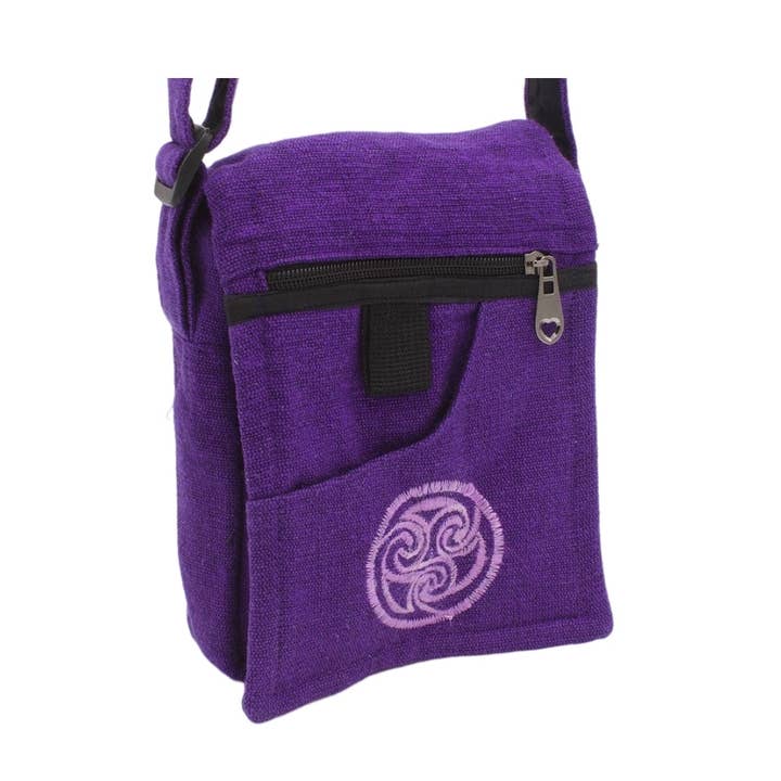 Passport Bags - Purple, pack of 2 for wholesale by Earths Elements Wholesale