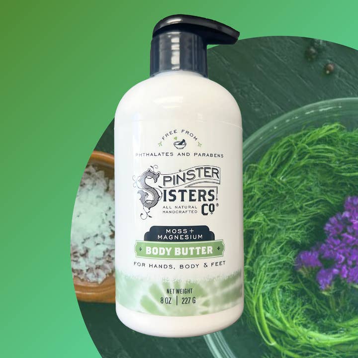 Spinster Sisters Co. / Old Salt Grooming Supply - Wholesale Body Balm/Butter - Sea Moss & Magnesium Body Butter for Muscle Relief