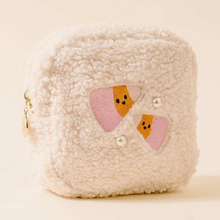 Teddy Pouch-Square Candy Corn Cuties for wholesale by The Darling Effect