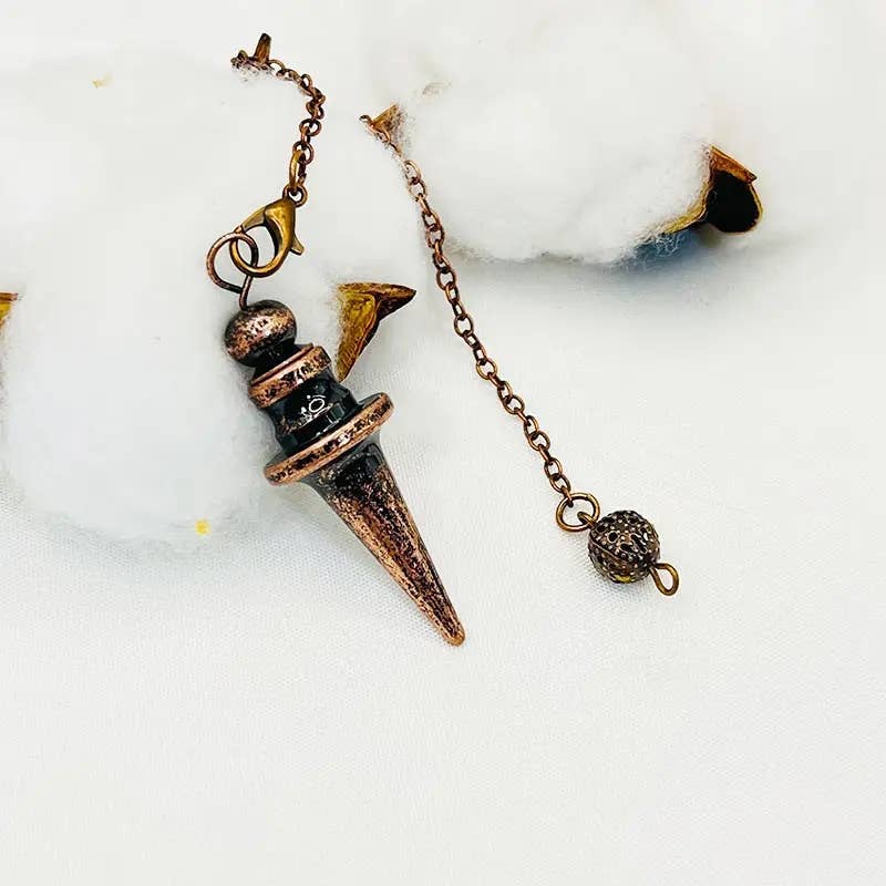 GemMeet - Wholesale Individual Charm/Pendant - Metal Long Tapered Pointed Pendant1