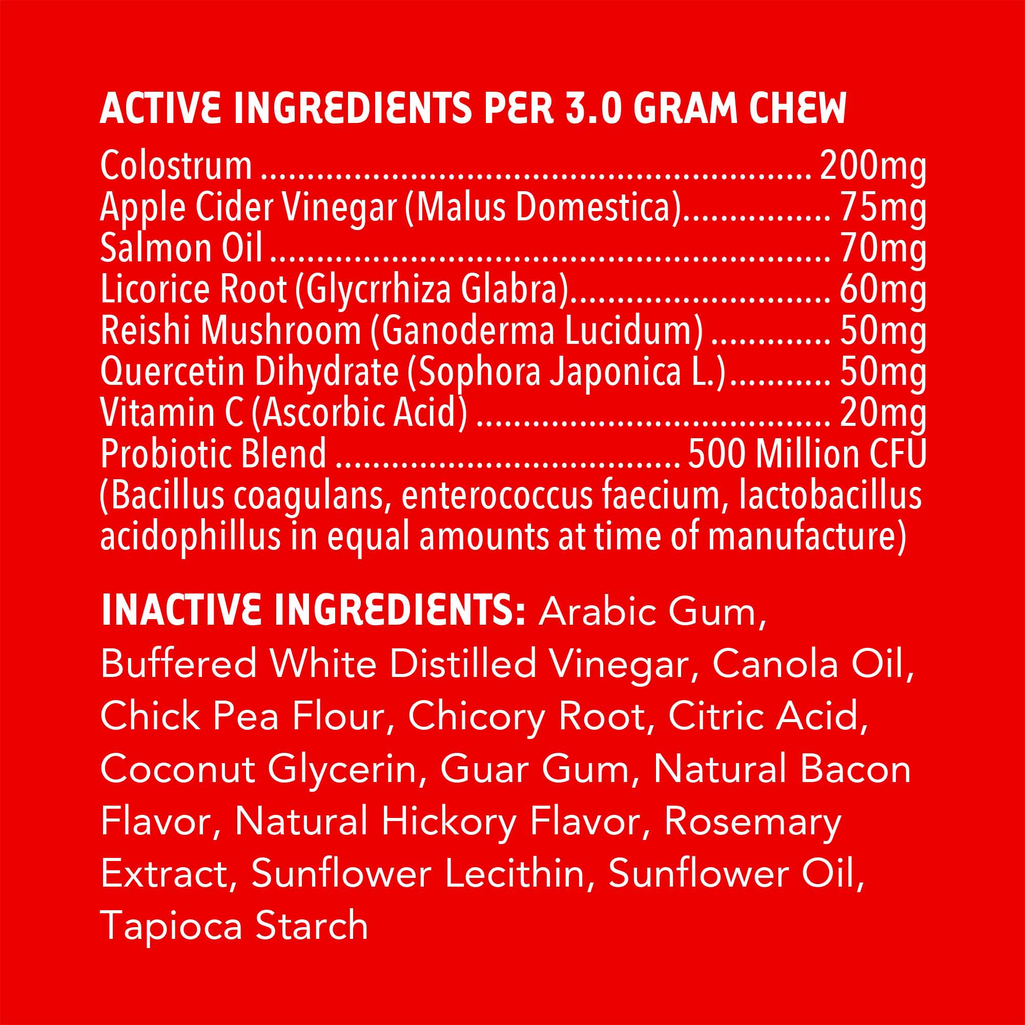 iHeartDogs.com - Wholesale Pet Supplement - Dog - iHeartDogs Allergy & Itch Relief Chews for Dogs with Salmon Oil, Quercetin, Colostrum, Antioxidants and Probiotics — 90 Count - Faire9