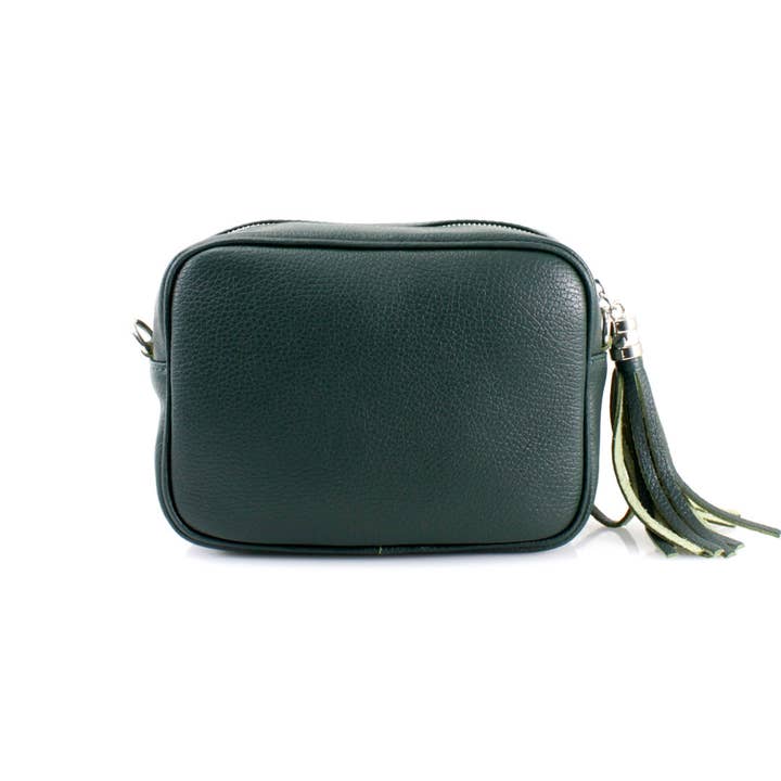 Ellas Trading - Wholesale Crossbody Bag - Women's - Italian Leather Camera Crossbody Bag with Tassel Charm15