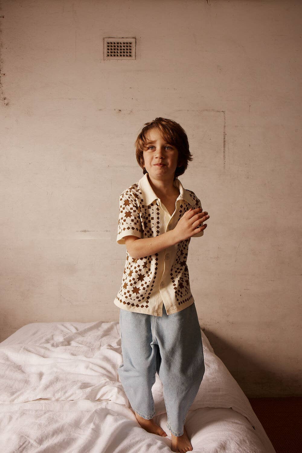 Alfred - Wholesale T-Shirt - Kids - Bruce Shirt | Brown1