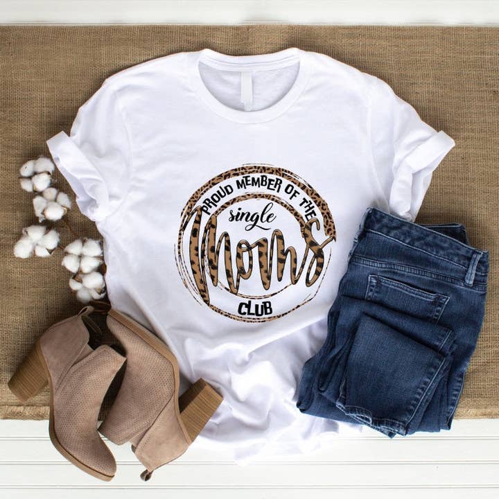 Proud Member of the Single MOM CLUB Beautiful Tee for wholesale by Samas Store LLC