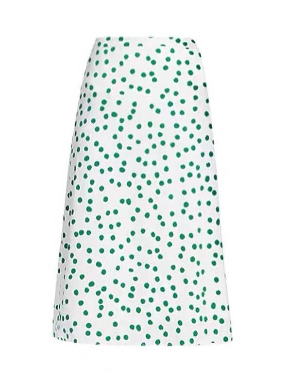 Polka Dot A-Line Midi Skirt for wholesale by Juniper Theory