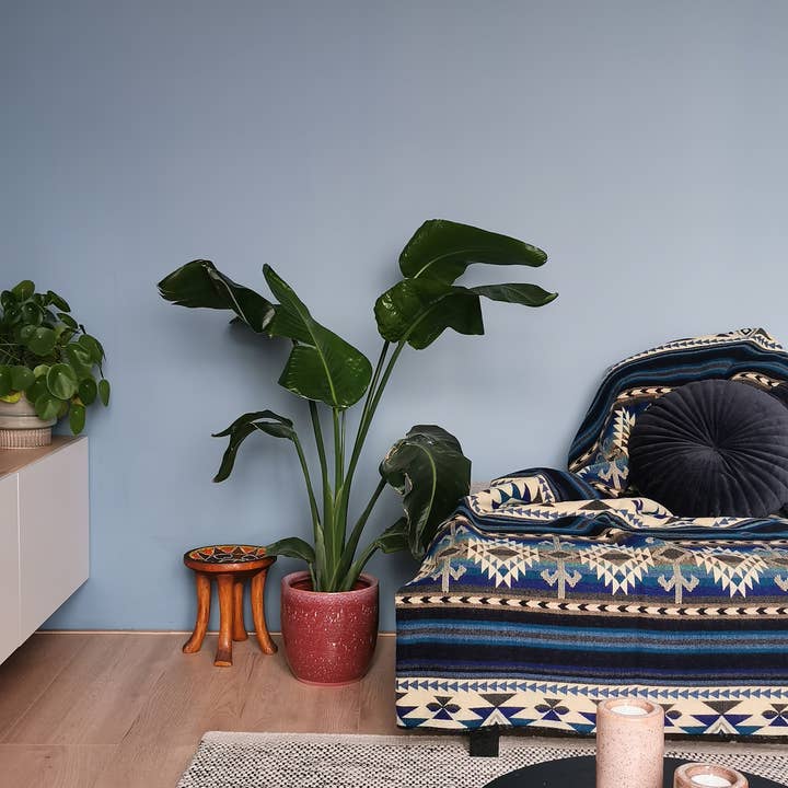 EcuaFina - Wholesale Throw Blanket - Alpaca Native Blanket - Cotopaxi Blue - 190 X 225 cm4