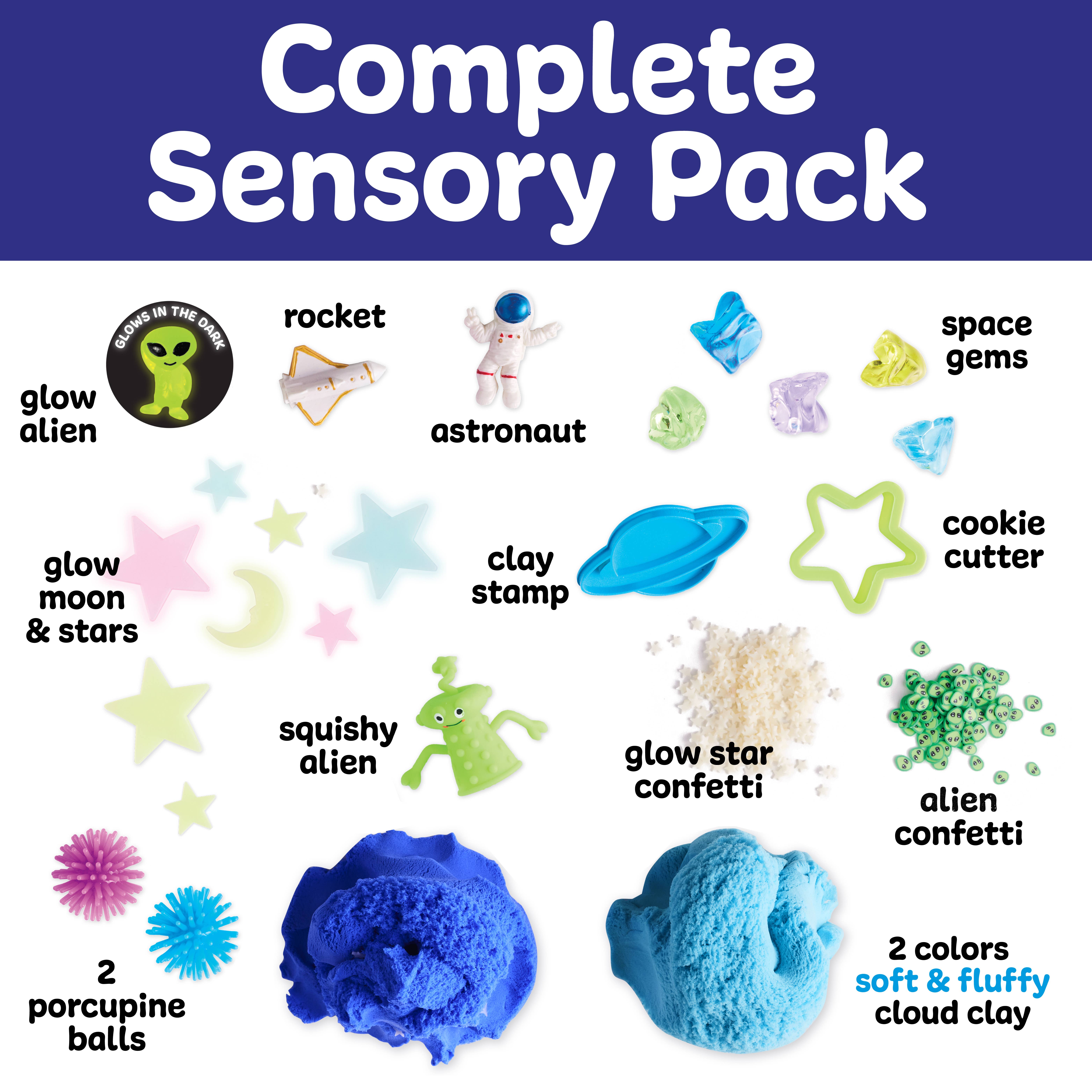 Faber-Castell / Creativity for Kids - Wholesale Toy Set - Kids - Sensory Pack Outer Space On the Go Play Set for Kids7