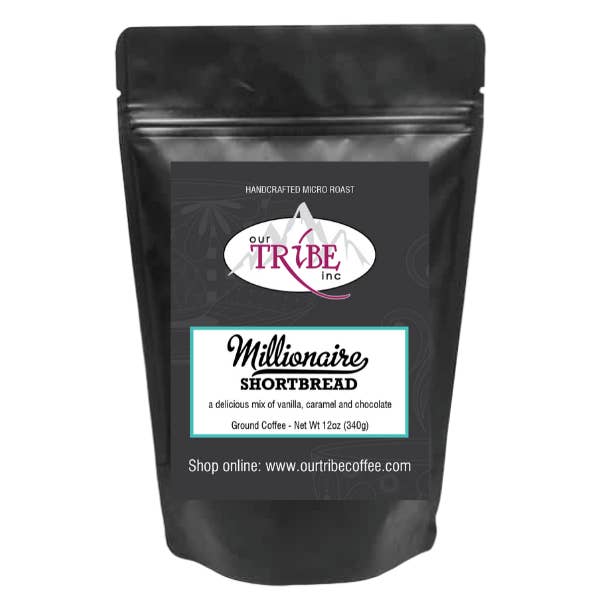 Our Tribe Coffee - Vendita all'ingrosso Caffè macinato - Millionaire Shortbread - Cioccolato, Biscotto alla Vaniglia, Caramello