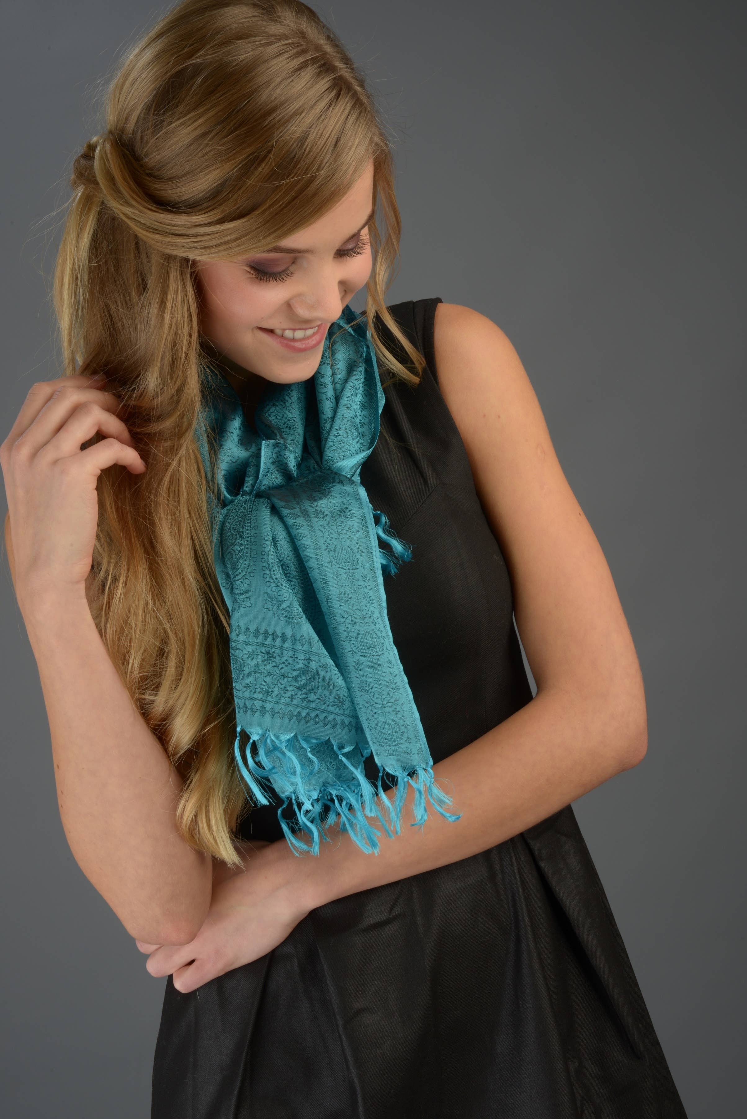 DIWALI PARIS - Wholesale Head Scarf - Women's - VARANASI SCARF - 100% SILK1