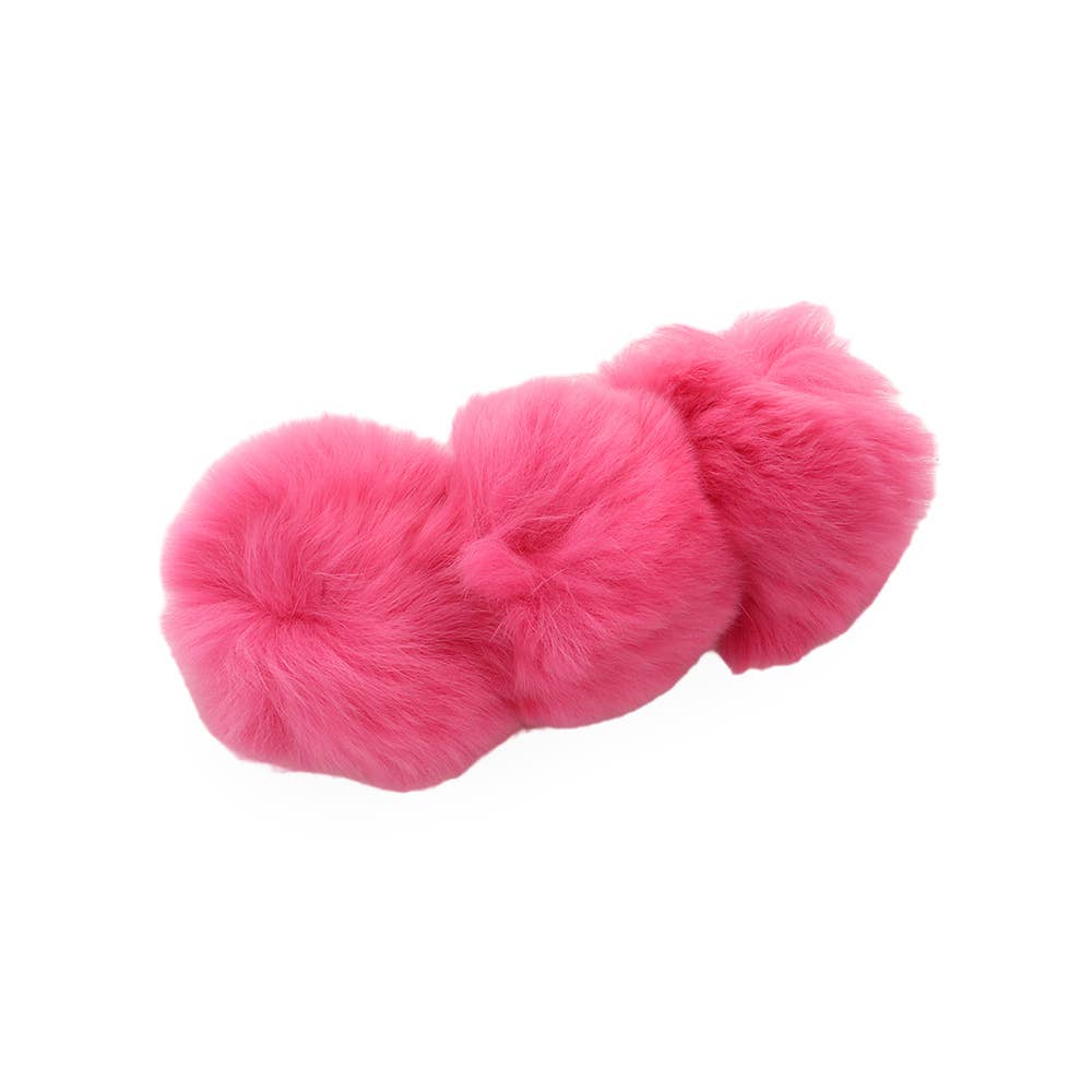 Sensibling Corp. - Vente Barrette – femme - Barrette à trois pompons en fausse fourrure22