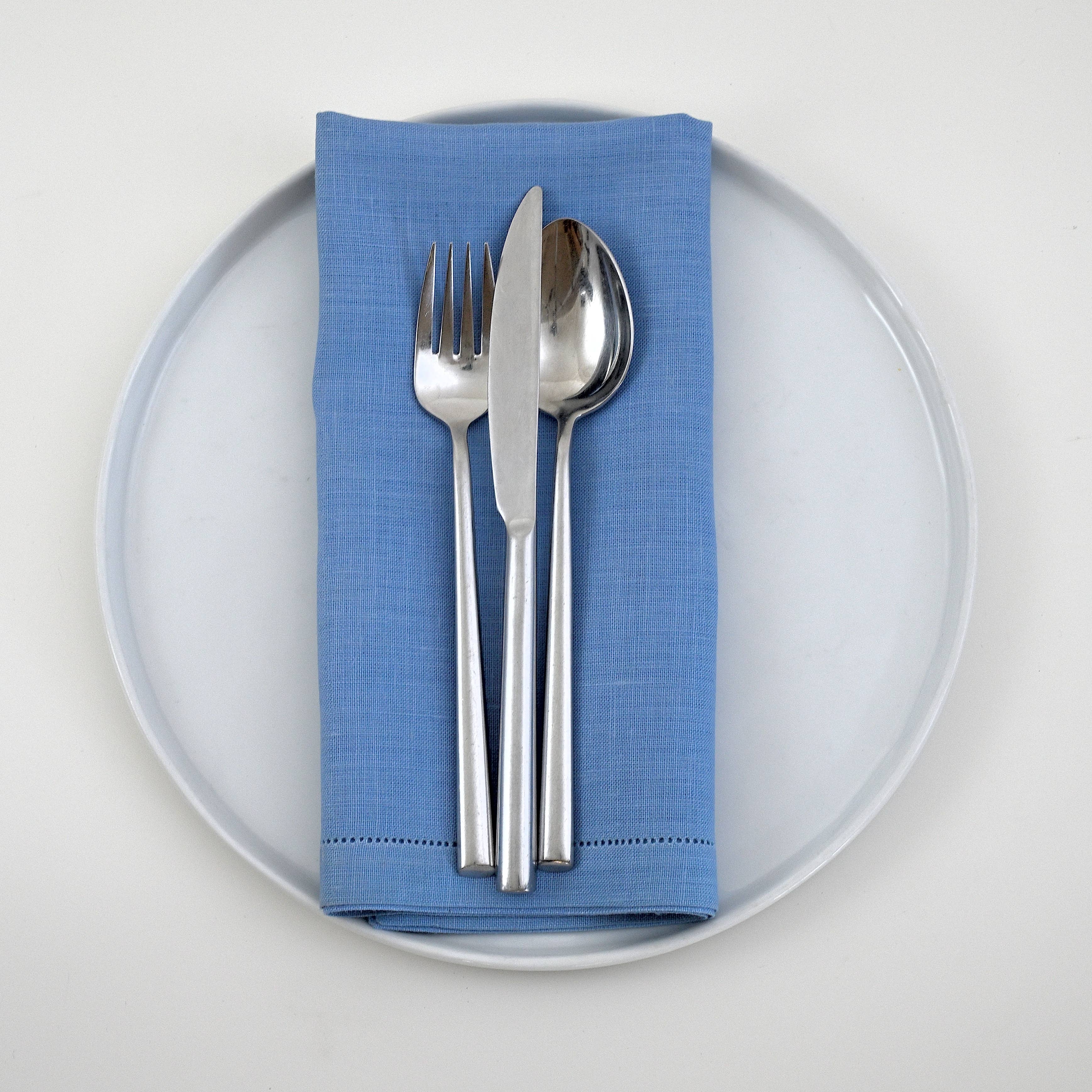 Ulster Linen - Wholesale Dinner & Cloth Napkin - Hemstitch Linen Dinner Napkin - 20"8