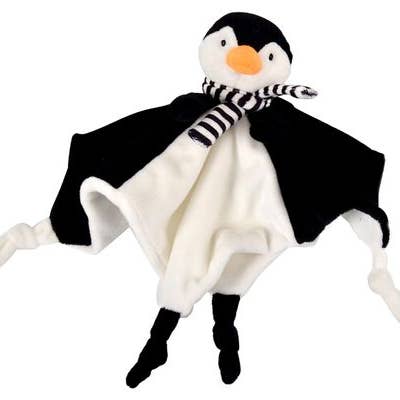Magni ApS - Wholesale Security/Cuddle Blanket - Baby - Magni | Doudou, Baby Cuddle Blanket With Penguin