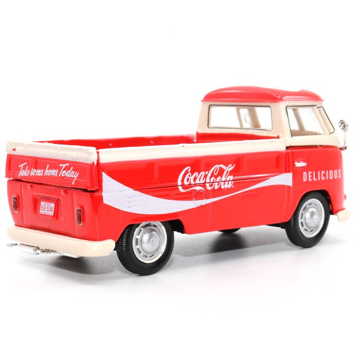 Motor City Classics, Inc. - Wholesale Decorative Tabletop Object - 1:43 Scale Coca-Cola 1962 VW T1 Pickup Diecast Model5