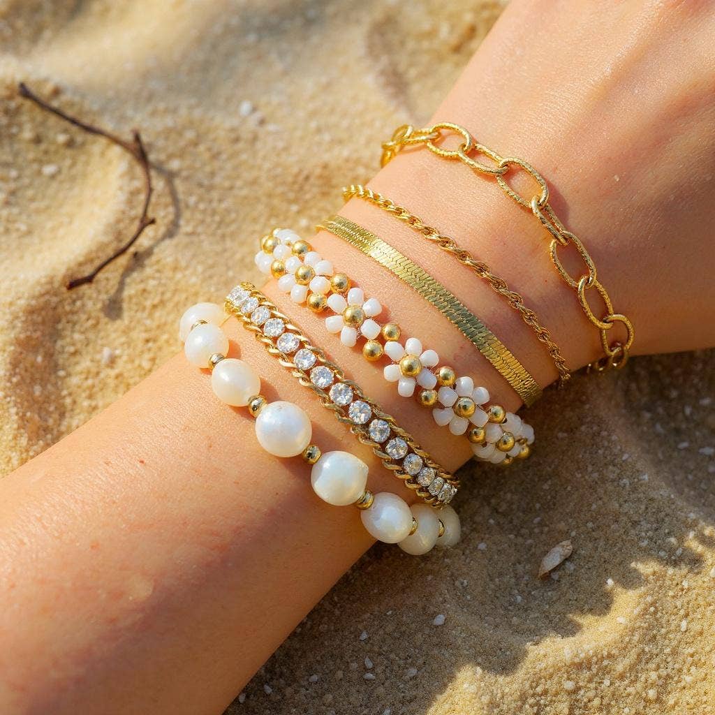 Soul Charms - Wholesale Beaded Bracelet - Japanese Miyuki Beaded Flower Bracelet4