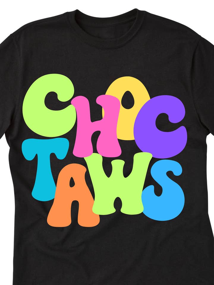 Abbigliamento Choctaws Groovy Spirit per la vendita all'ingrosso da parte di Kricketts' T-shirts