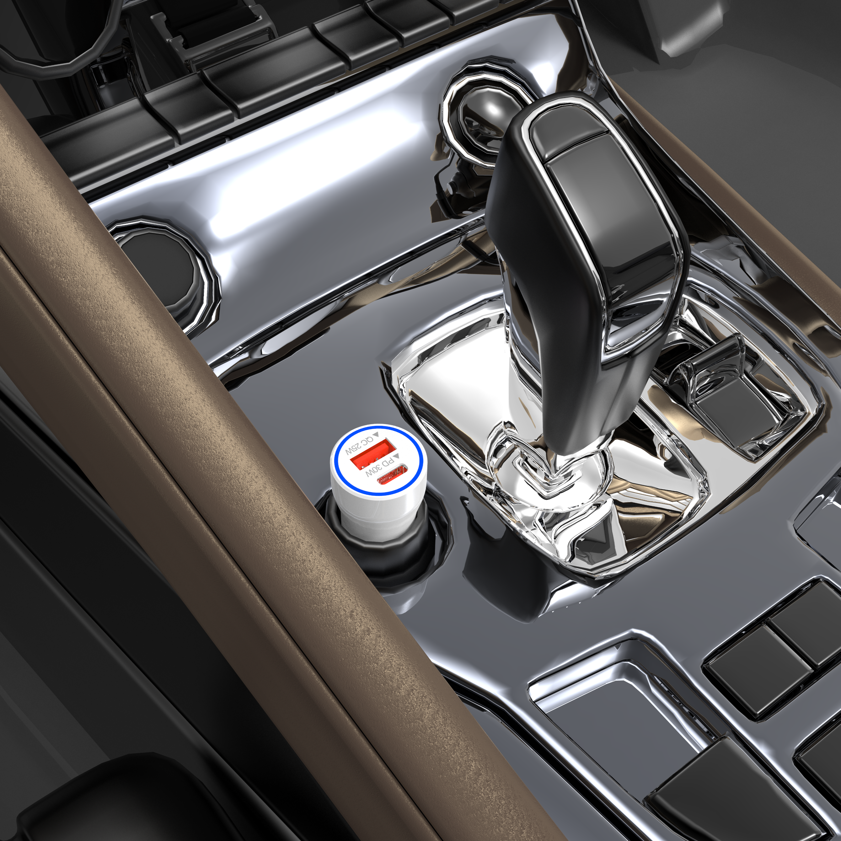 WirelessNeed - Wholesale Portable Charger - Car Adapter Dual PD30W - QC25W - USB & Type-C PD in bulk4