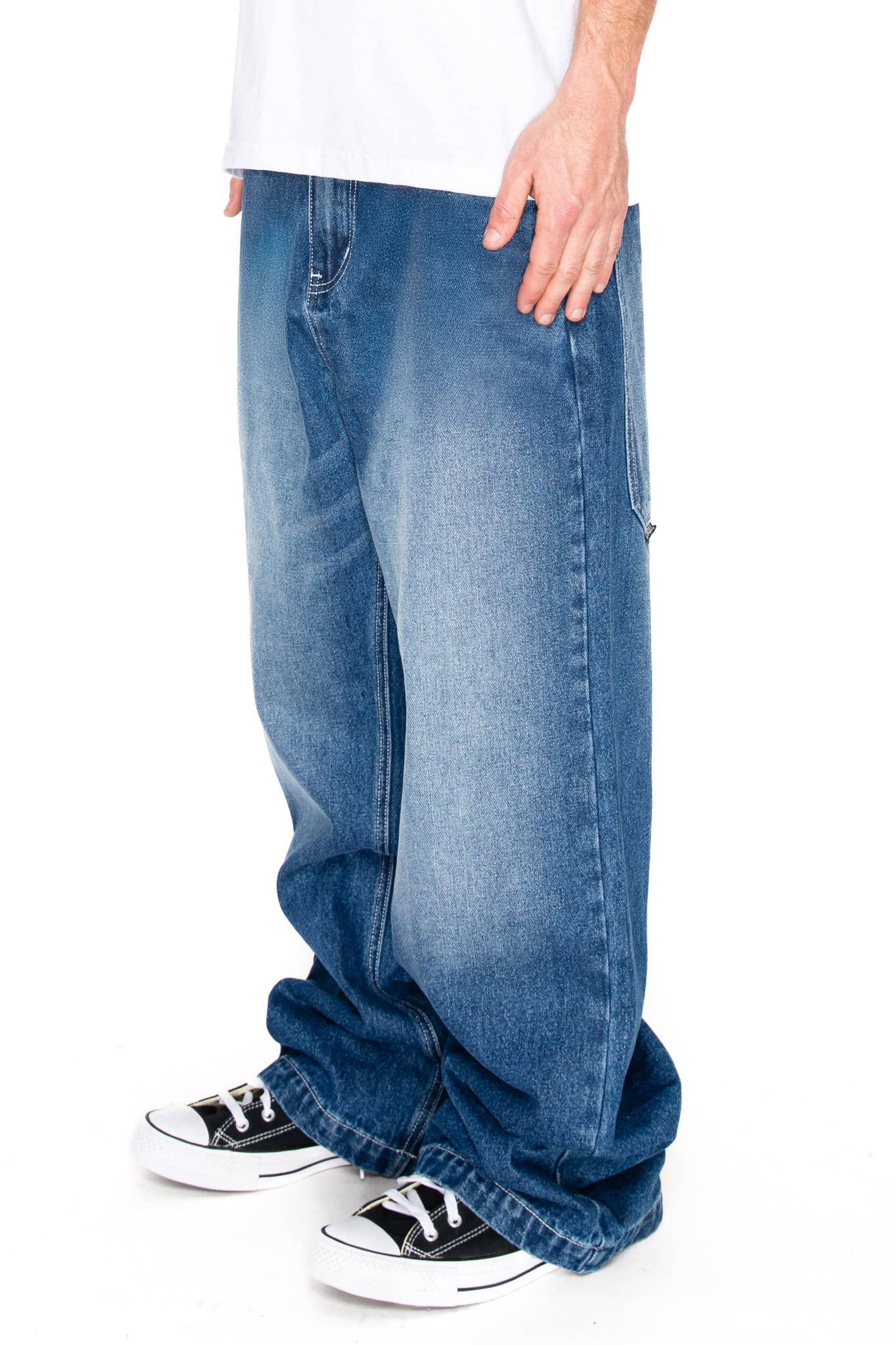 Victorious - Wholesale Jeans - Men's - DL981 Ultra Baggy Y2K Wide-Leg Denim Jeans8