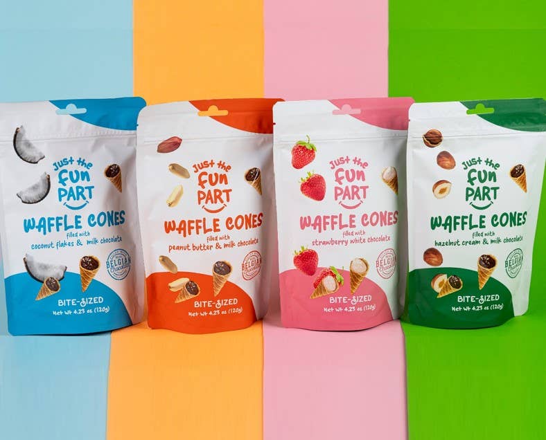 Just the Fun Part - Wholesale Chocolate Covered Sweets - Variety Pack - Hazelnut, Peanut, Strawberry, & Coconut7