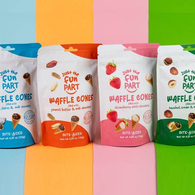 Just the Fun Part - Wholesale Chocolate Covered Sweets - Variety Pack - Hazelnut, Peanut, Strawberry, & Coconut7