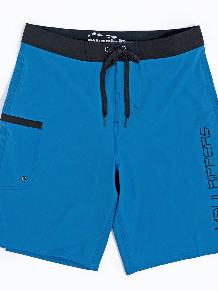 Core Midnight Blue 21" Stretch Boardshort for wholesale by Maui Rippers