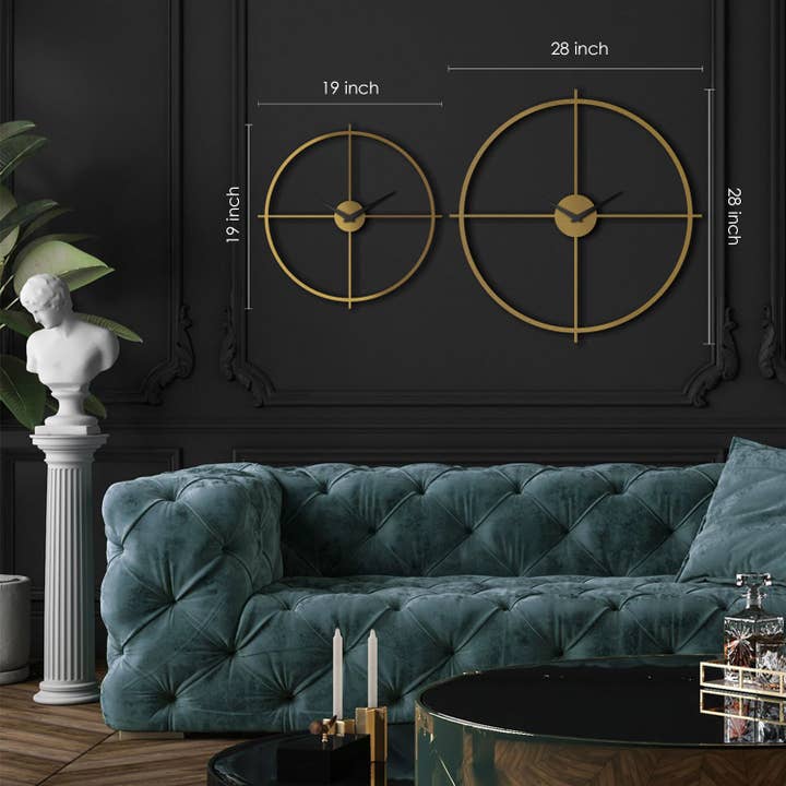 NOXART LLC - Wholesale Wall Clock - Arcadia Metal Wall Clock - APS07512