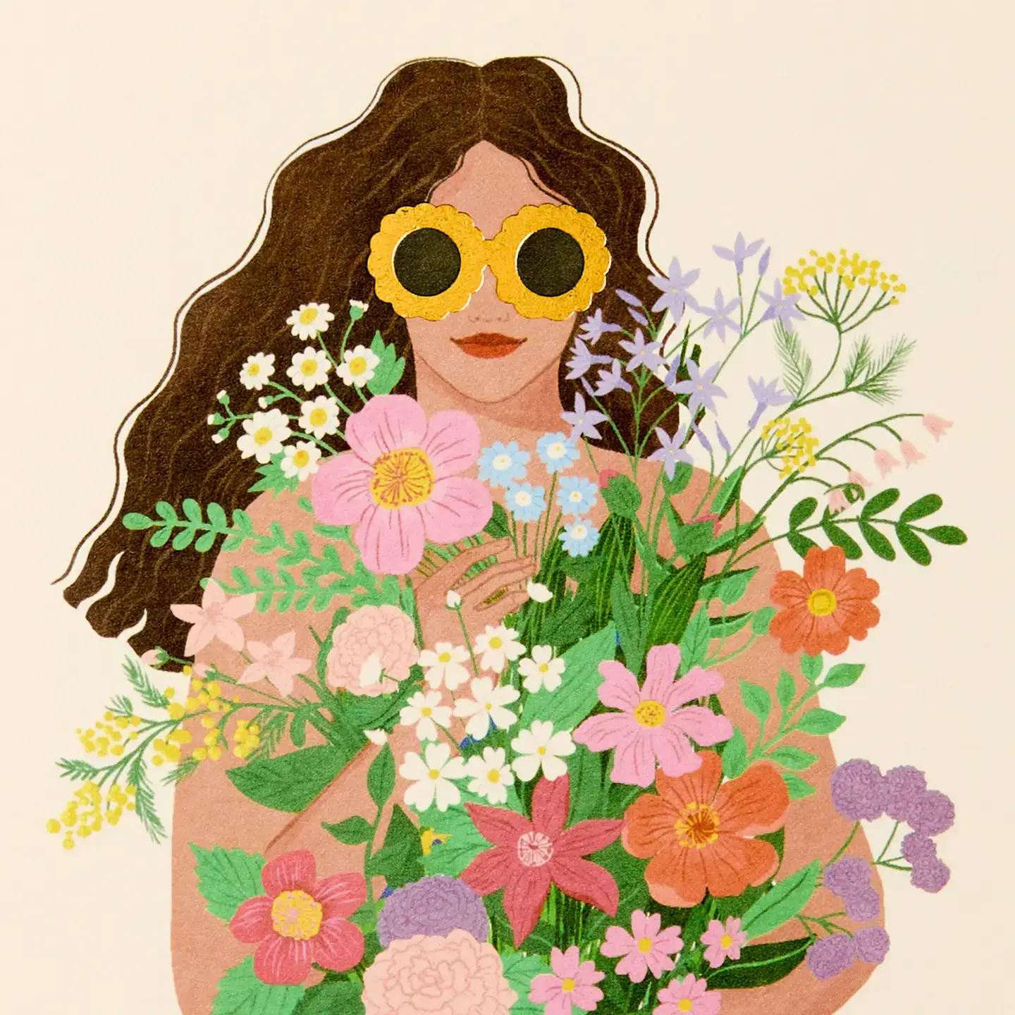 Gabrielle & Celine Greeting Cards Australia - Wholesale Friendship card - Friendship Foil Greeting Card | Eco-Friendly, Illustrated3