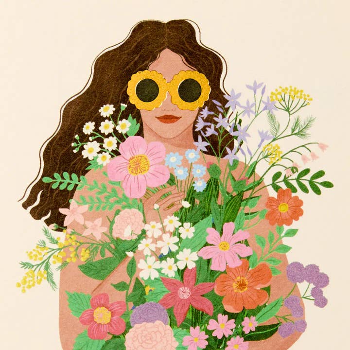 Gabrielle & Celine Greeting Cards Australia - Wholesale Friendship card - Friendship Foil Greeting Card | Eco-Friendly, Illustrated3